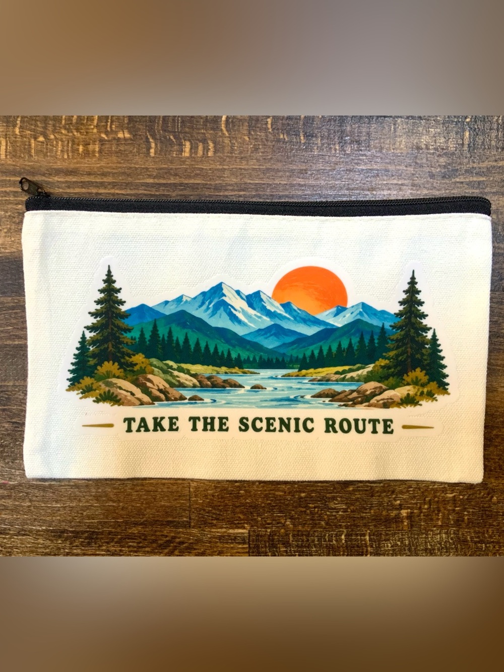 Take The Scenic Route Pouch